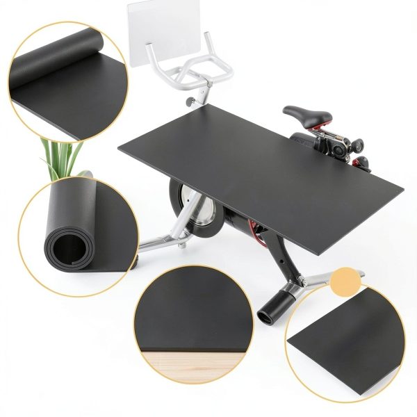 Wiojtry Bike Resistance Trainer Mat-5