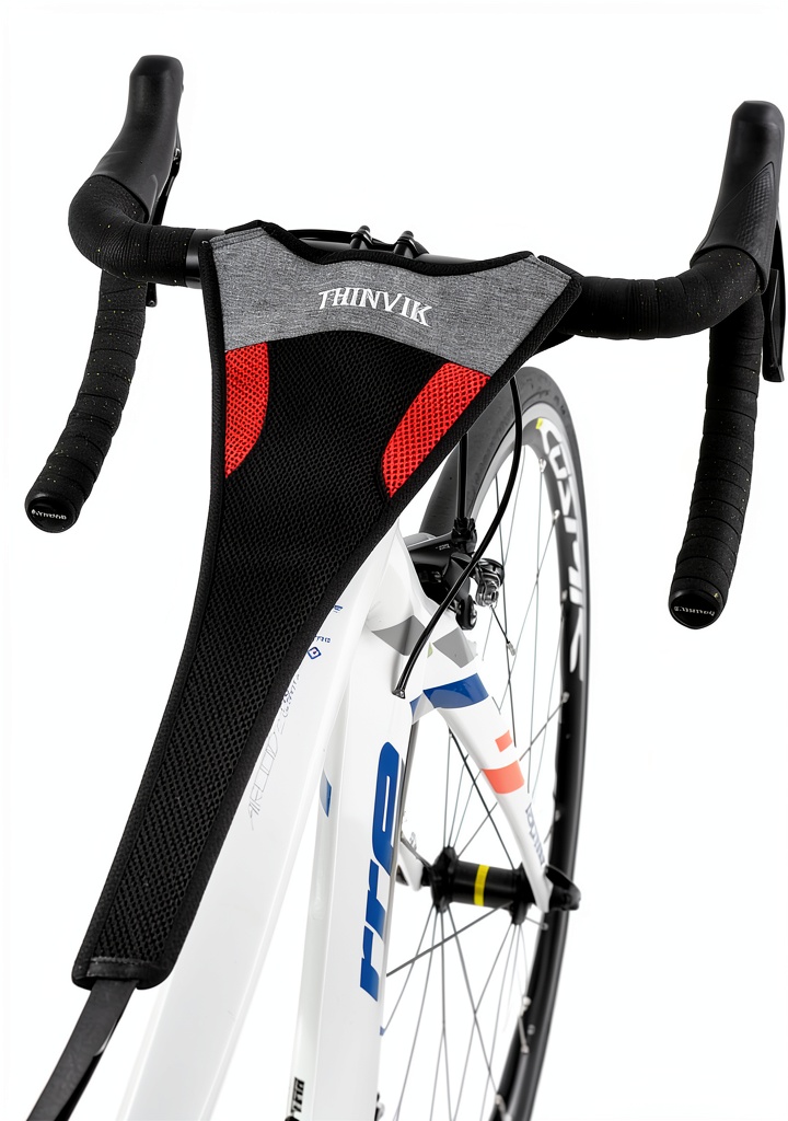 Installing Thinvik SweatGuard-02 Bike Sweat Protector on a wooden desk