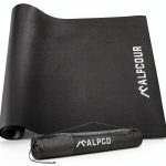 Alpcour Bike Trainer Mat PVC Black-0