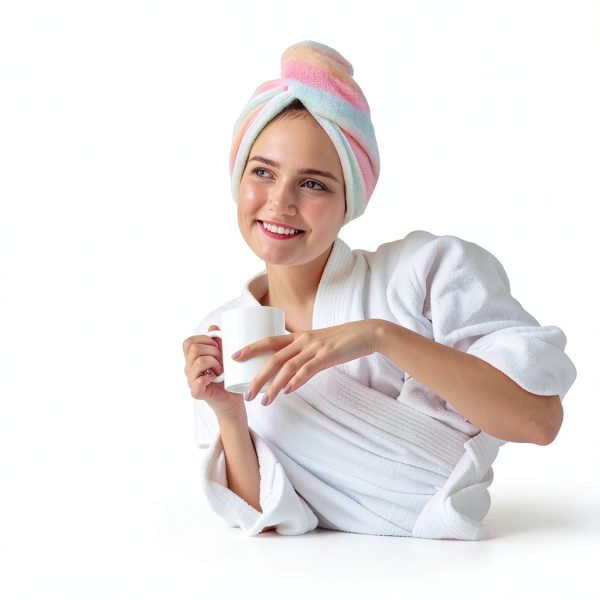 Microfiber Hair Towel AuroTrends 2 Pack Lightweight-5