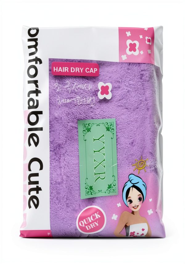 Microfiber Hair Towel Generic Coral Fleece-7