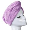 Microfiber Hair Towel Generic Coral Fleece-4