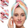 Microfiber Hair Towel AuroTrends 2 Pack Lightweight-0
