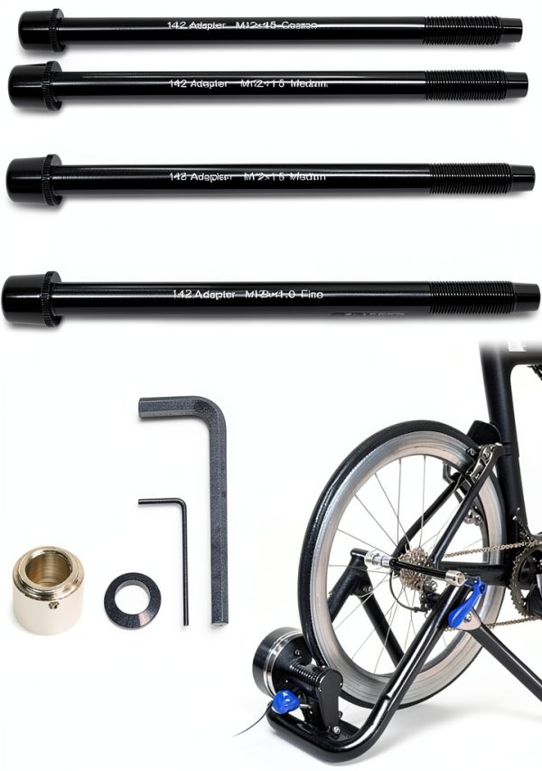 Bicycle Thru-Axle System by Seekdesi Alloy Bike Trainer-0