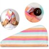 Microfiber Hair Towel AuroTrends 2 Pack Lightweight-2