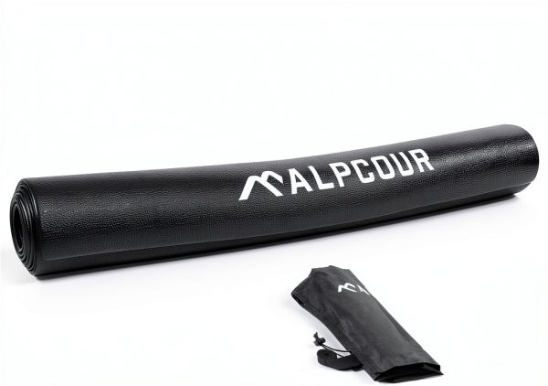 Alpcour Bike Trainer Mat PVC Black-4