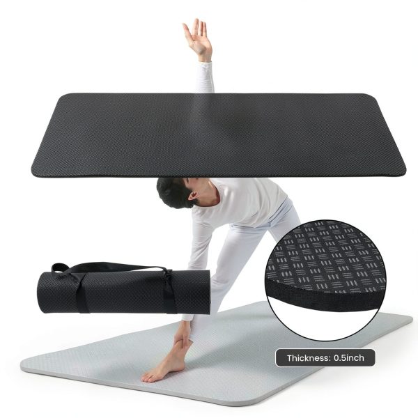 MABOZOO Bike Mat Cushioned Anti-Slip Noise Reduction-1