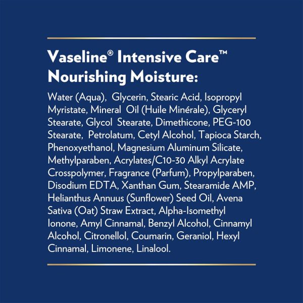 Vaseline Nourishing Moisture Lotion Cream 3.4oz-7