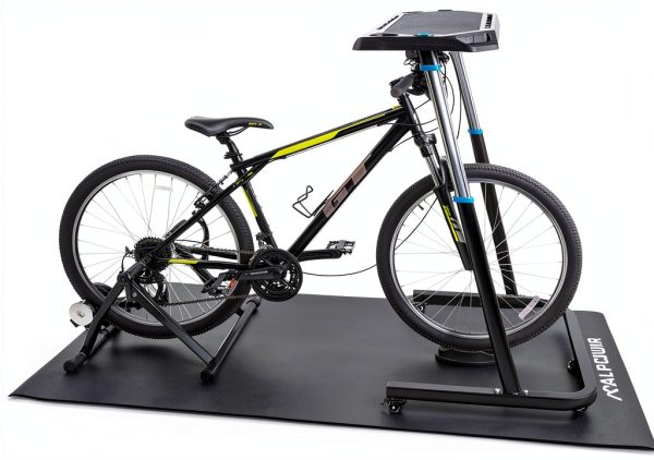Alpcour Bike Trainer Mat PVC Black-6