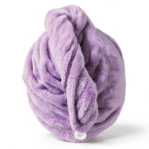 Microfiber Hair Towel Generic Coral Fleece-0