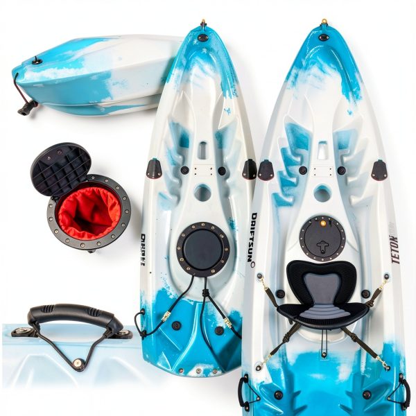 Driftsun Tandem Kayak 12ft Blue UV Resistant-3