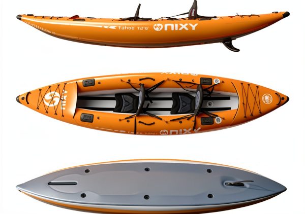 NIXY Tahoe Inflatable Kayak 500D PVC Yellow Model-1