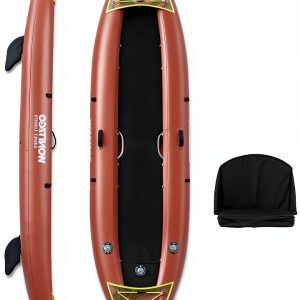 WONITAGO Inflatable Kayak Brown Tandem-0
