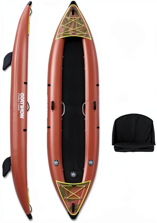 WONITAGO Inflatable Kayak Brown Tandem-0