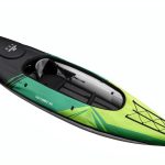 Aquaglide Navarro 130 Inflatable Kayak Green Black-0