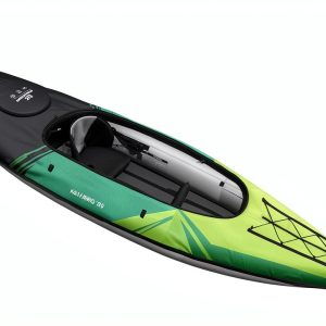 Aquaglide Navarro 130 Inflatable Kayak Green Black-0