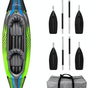 Savvycraft Inflatable Tandem Kayak PVC 2 Person-0