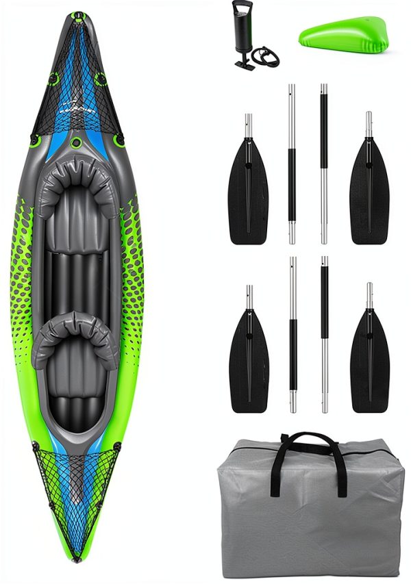 Savvycraft Inflatable Tandem Kayak PVC 2 Person-0