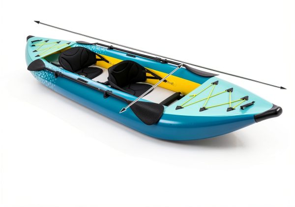 GyMax 2 Person Inflatable Kayak Red-6