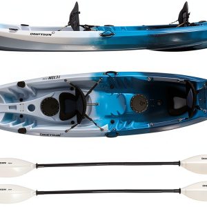 Driftsun Tandem Kayak 12ft Blue UV Resistant-0