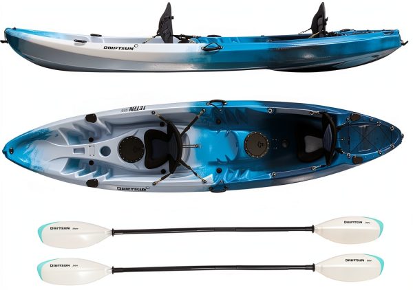 Driftsun Tandem Kayak 12ft Blue UV Resistant-0