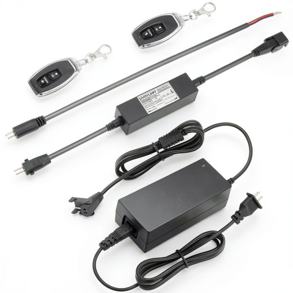 12V Linear Actuator Controller UYGALAXY with Remote and 110V Adapter-0