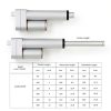RRTECHFORU 250mm (10") linear actuator 12V Bracket-1