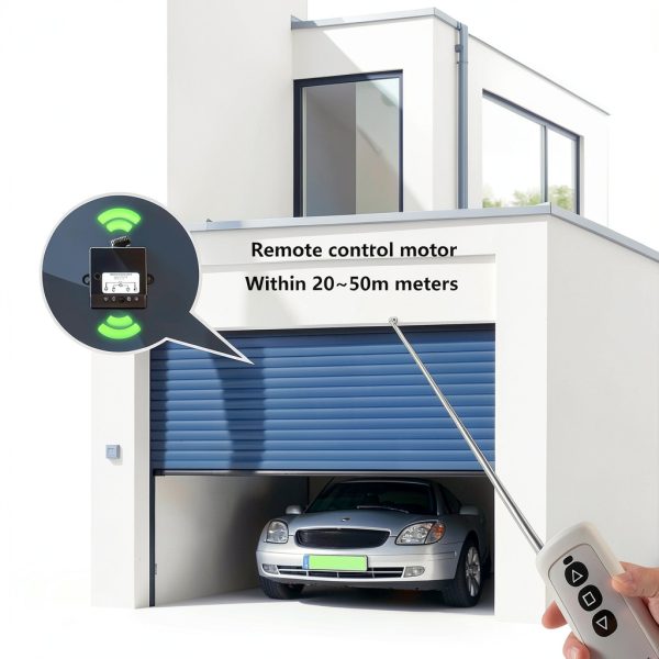 AWINLI Forward Reverse Remote Switch 12V-24V Actuator Controller Black-5