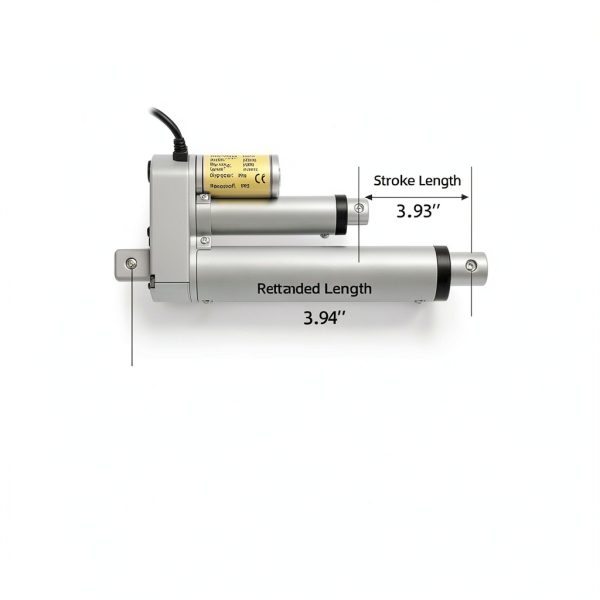 12V Linear Motion Actuator RVMARINEPAT Heavy Duty 4 Inch Stroke 330lb-2