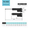 Progressive Automations 12V Linear Actuator 8in Heavy Duty 2000lb IP67-3