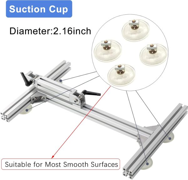 Stand Kit JQDML Linear Actuator 8mm Aluminum Alloy Adjustable Angle-3