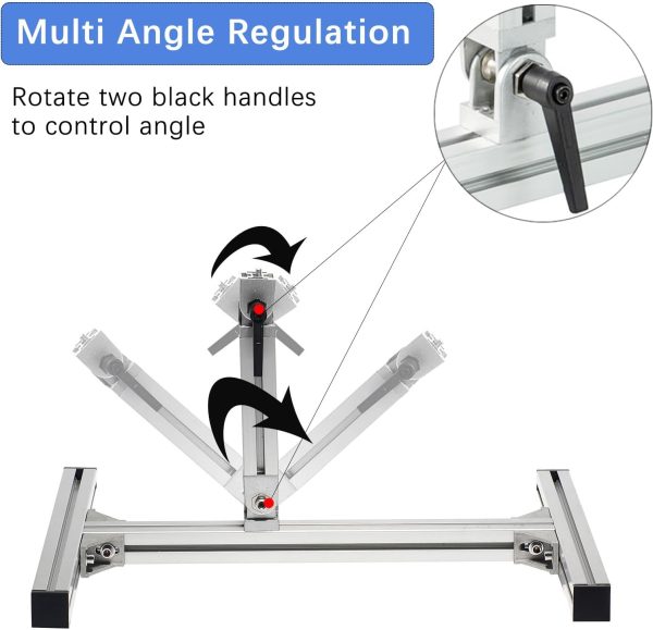 Stand Kit JQDML Linear Actuator 8mm Aluminum Alloy Adjustable Angle-1