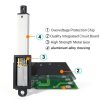 AWINLI Mini 12V Linear Actuator 2" Stroke 180N Waterproof Compact-3