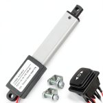 AWINLI Mini 12V Linear Actuator 2" Stroke 180N Waterproof Compact-0