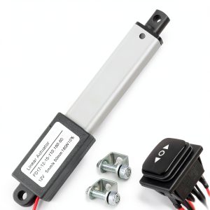 AWINLI Mini 12V Linear Actuator 2" Stroke 180N Waterproof Compact-0